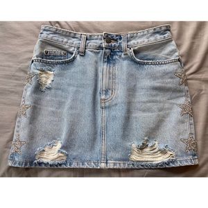 LF / Carmar Denim Star Skirt